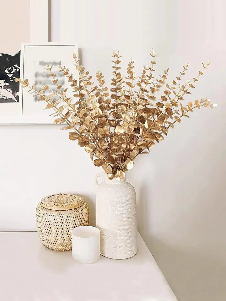 10pcs Artificial Eucalyptus Leaves For Home - Lirana Decor