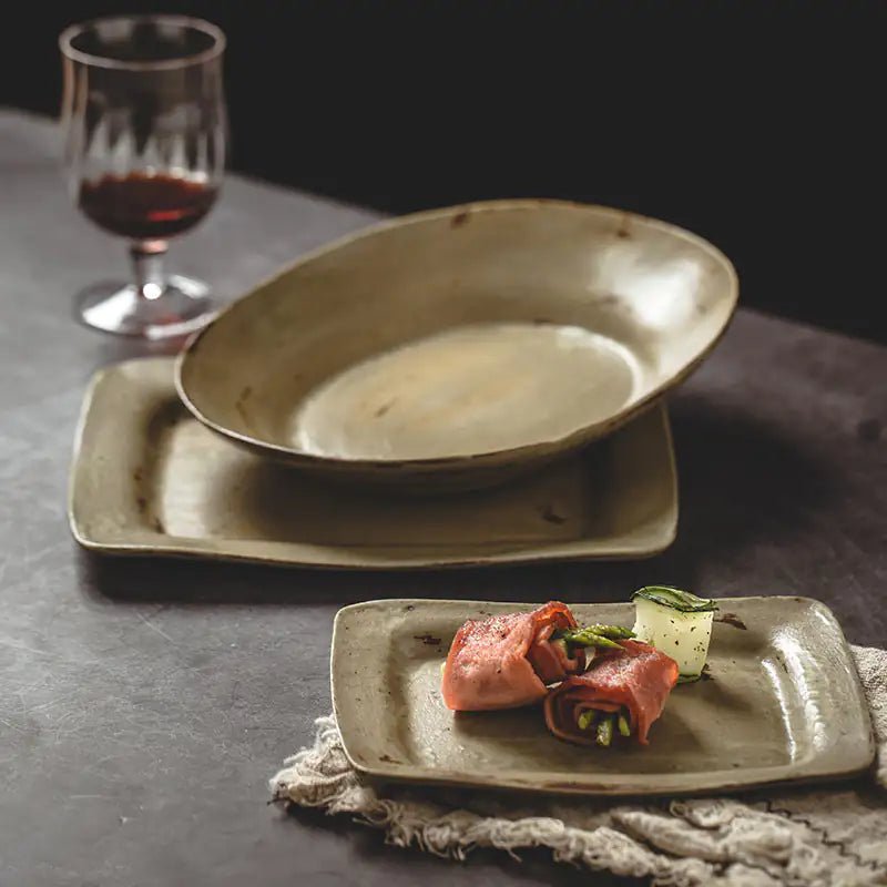 Ceramic Vintage Plates - Lirana Decor