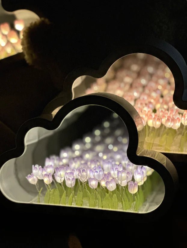 Cloud Tulip Mirror Lamp - Lirana Decor