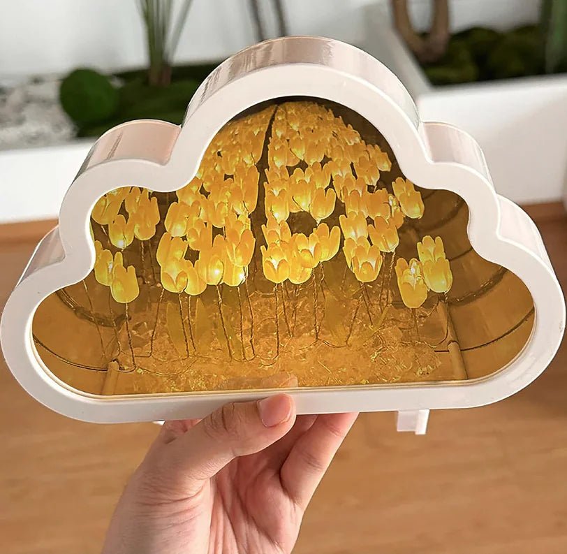 Cloud Tulip Mirror Lamp - Lirana Decor