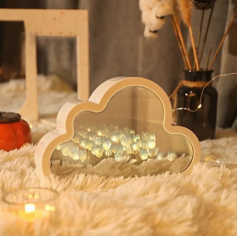 Cloud Tulip Mirror Lamp - Lirana Decor