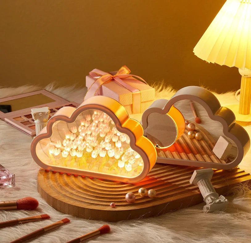 Cloud Tulip Mirror Lamp - Lirana Decor