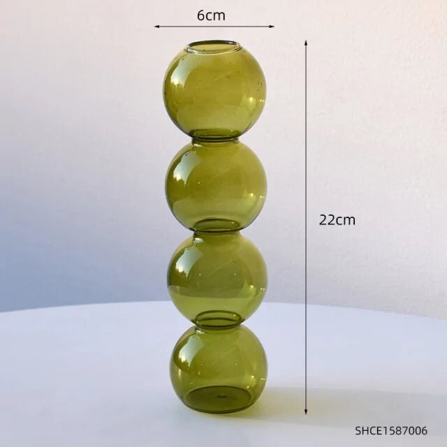 Creative Bubble Glass Vase Home - Lirana Decor