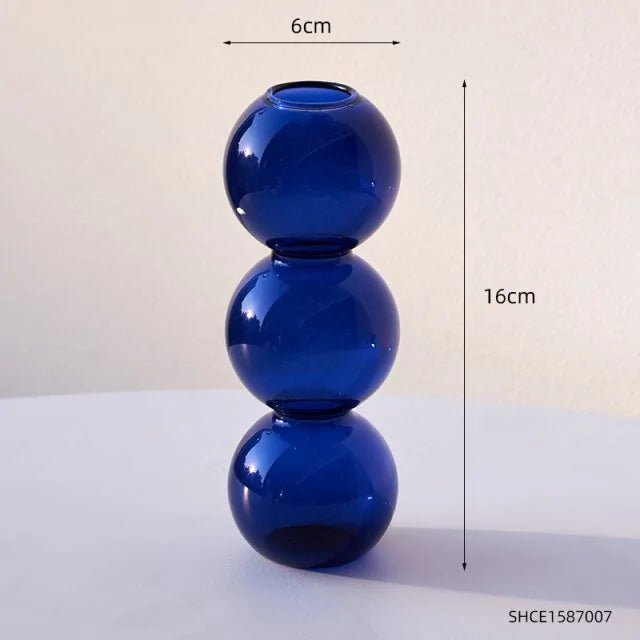 Creative Bubble Glass Vase Home - Lirana Decor