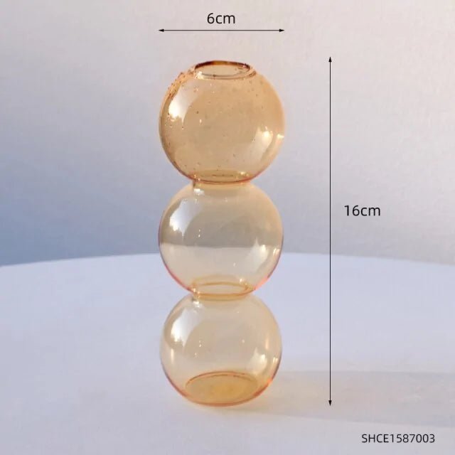 Creative Bubble Glass Vase Home - Lirana Decor