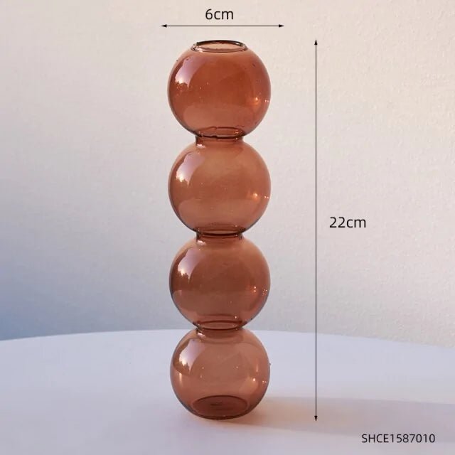 Creative Bubble Glass Vase Home - Lirana Decor
