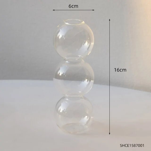 Creative Bubble Glass Vase Home - Lirana Decor