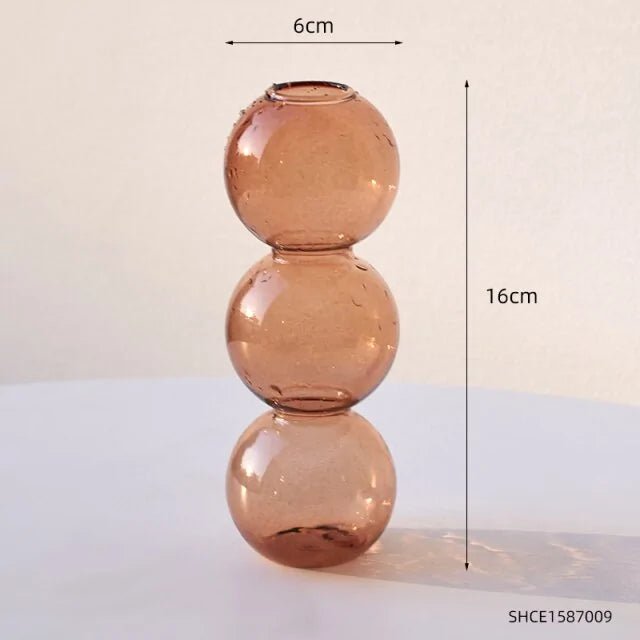 Creative Bubble Glass Vase Home - Lirana Decor