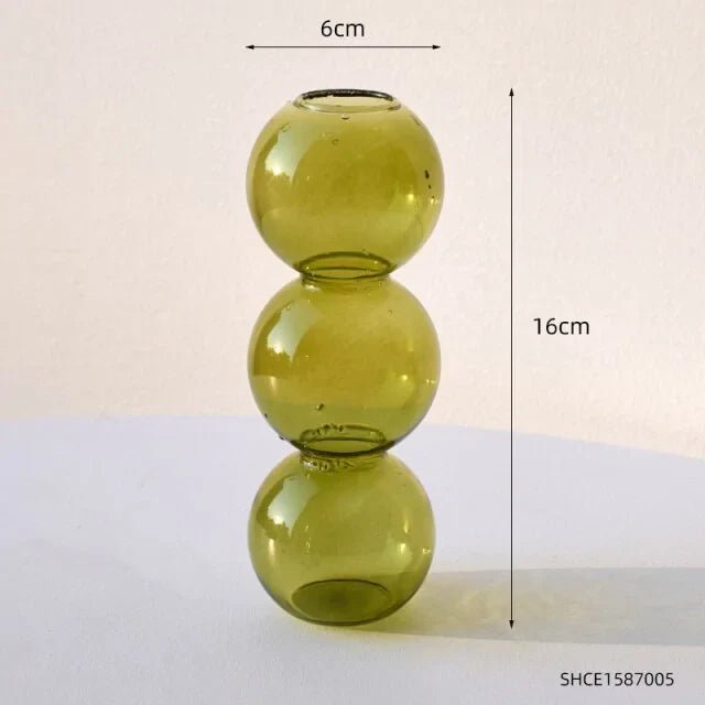 Creative Bubble Glass Vase Home - Lirana Decor