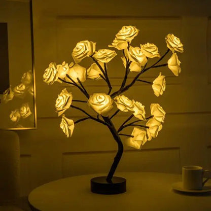 Blossom Bliss Glowing Rose Tree - Lirana Decor