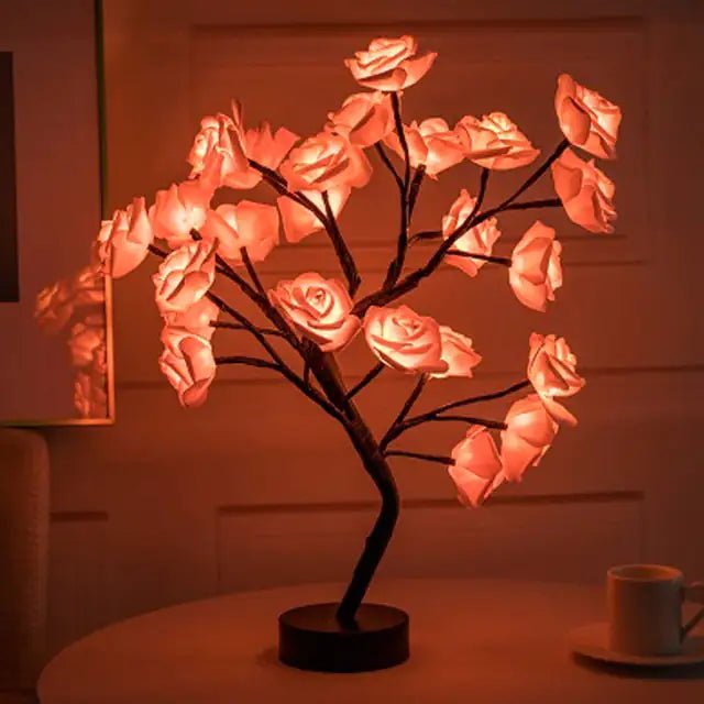 Blossom Bliss Glowing Rose Tree - Lirana Decor
