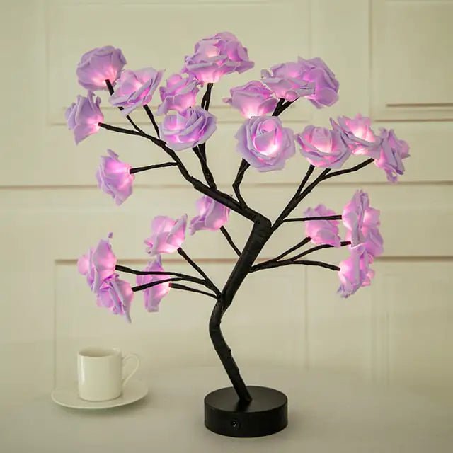 Blossom Bliss Glowing Rose Tree - Lirana Decor