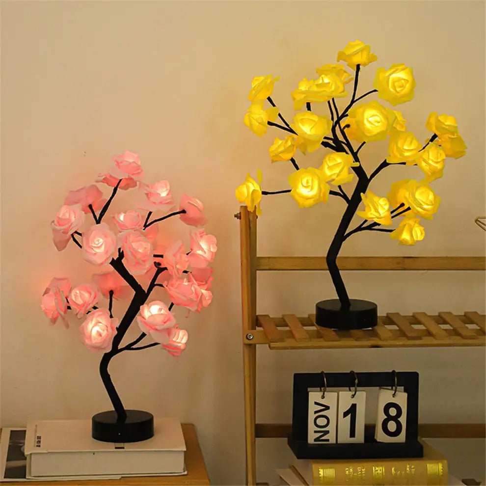 Blossom Bliss Glowing Rose Tree - Lirana Decor