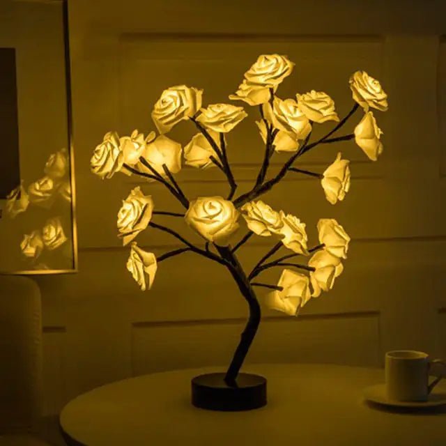 Blossom Bliss Glowing Rose Tree - Lirana Decor