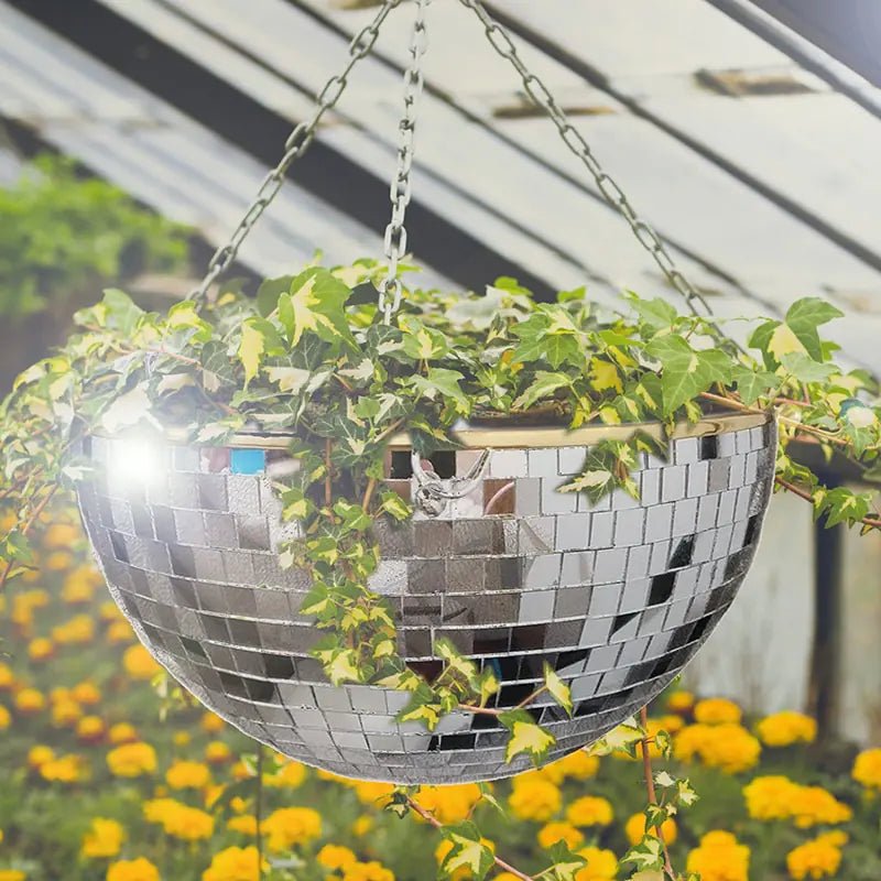 Disco Ball Flower Hanging Vase - Lirana Decor
