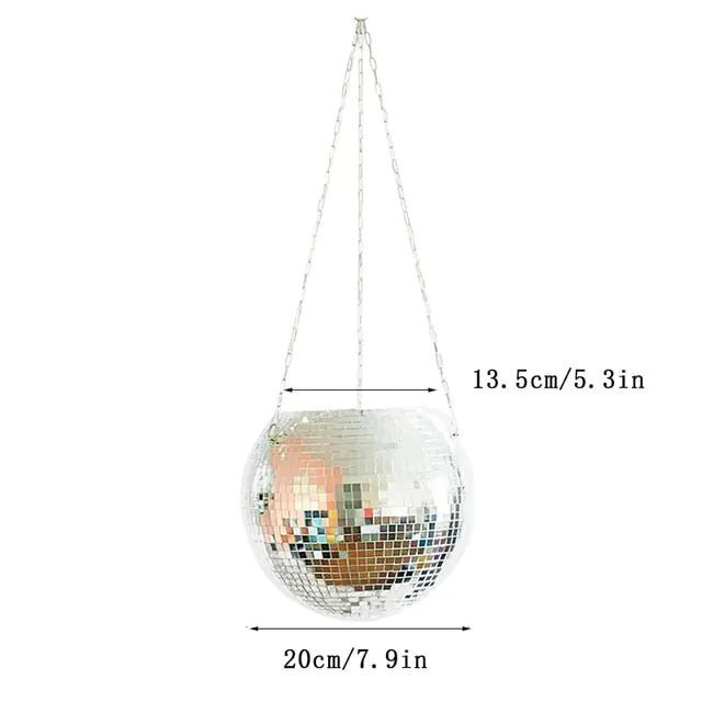 Disco Ball Flower Hanging Vase - Lirana Decor
