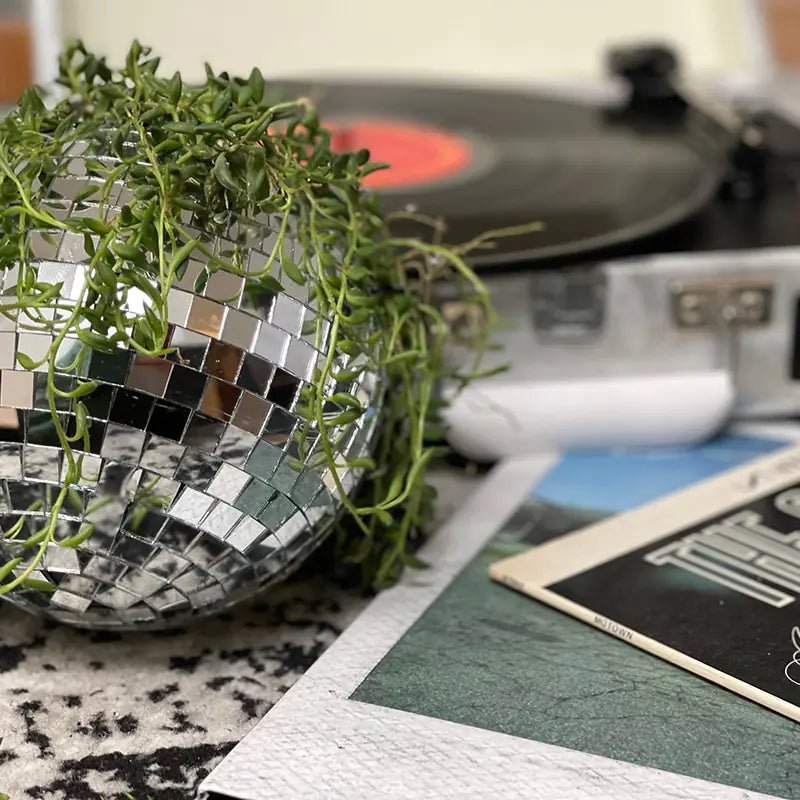 Disco Ball Flower Hanging Vase - Lirana Decor