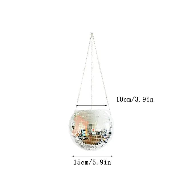Disco Ball Flower Hanging Vase - Lirana Decor