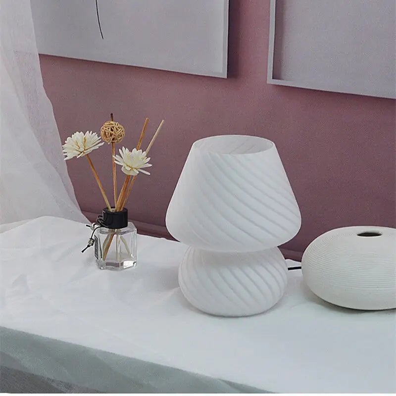 Glass Translucent Bedside Lamp - Lirana Decor