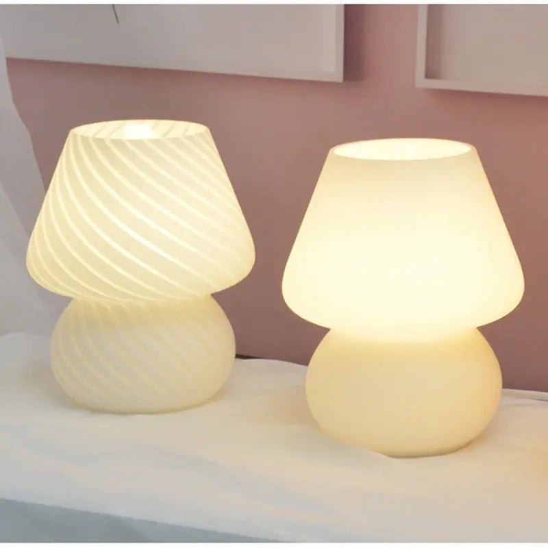 Glass Translucent Bedside Lamp - Lirana Decor