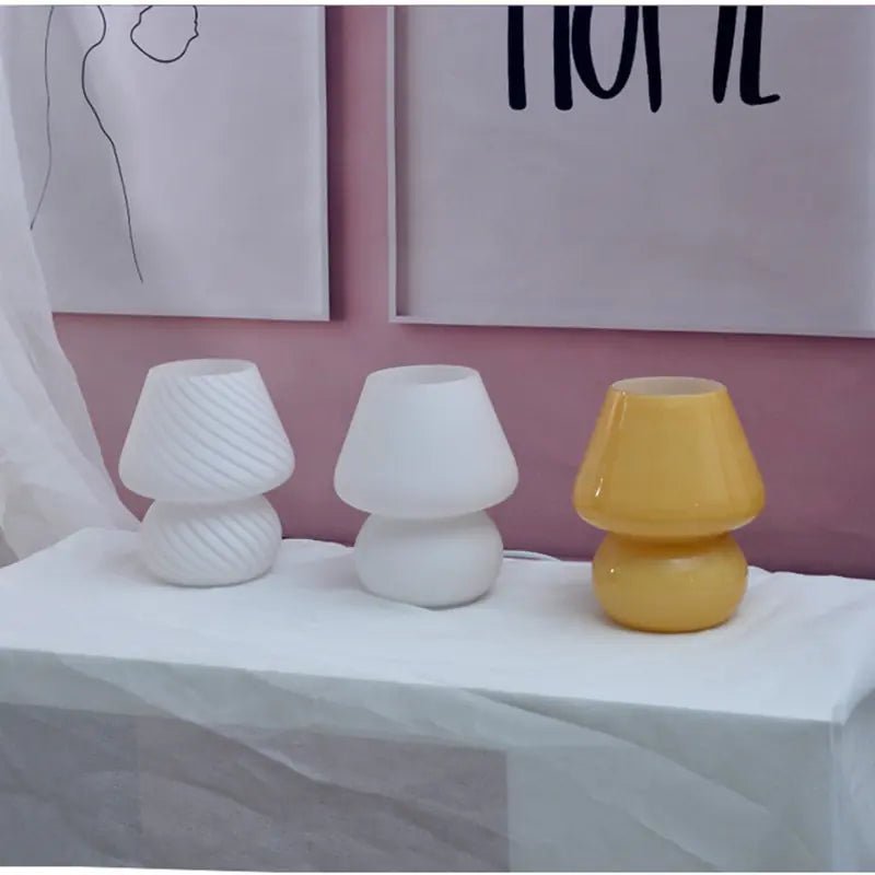 Glass Translucent Bedside Lamp - Lirana Decor