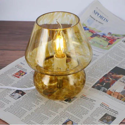 Glass Translucent Bedside Lamp - Lirana Decor